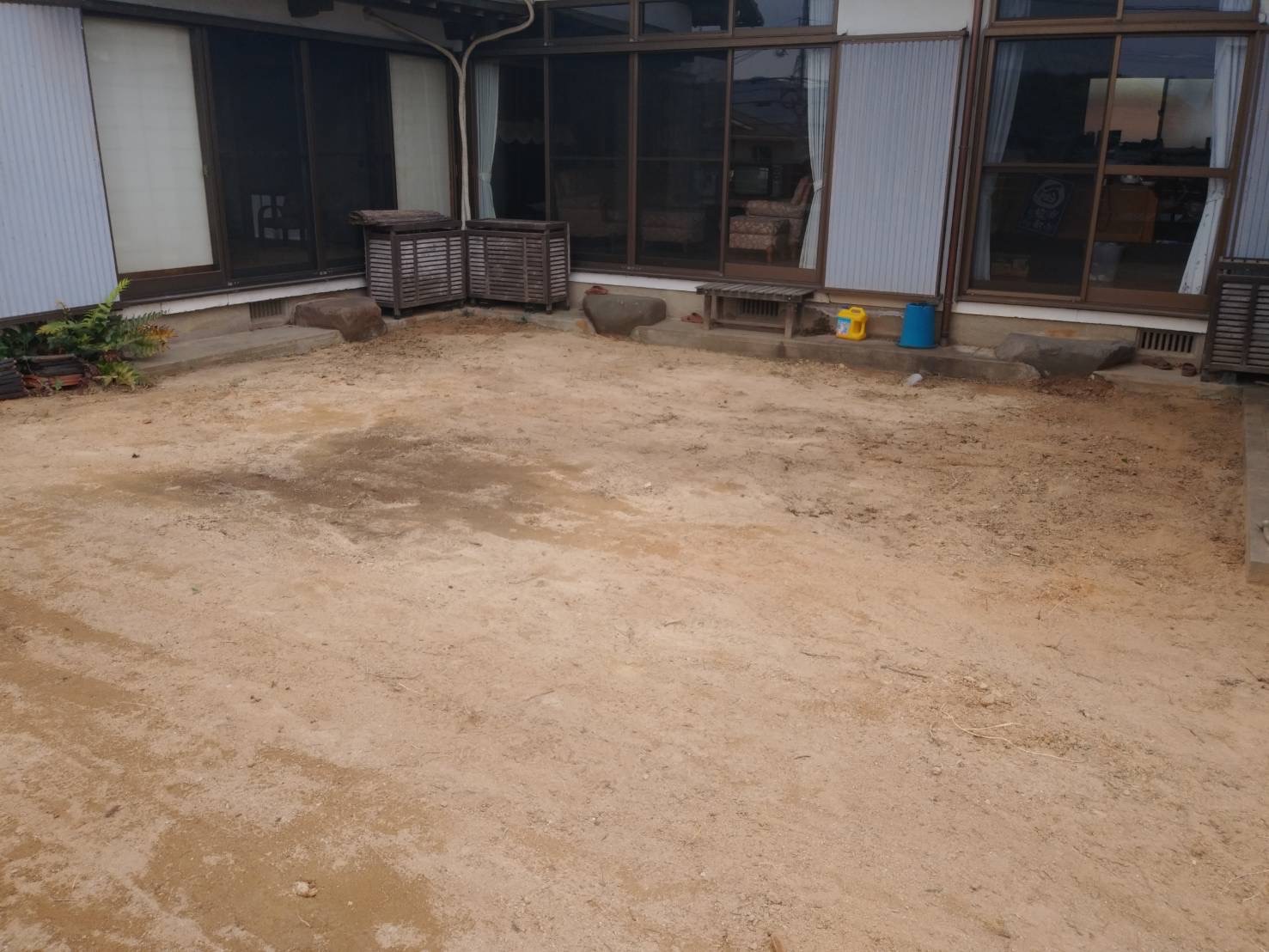 福岡県古賀市｜庭撤去